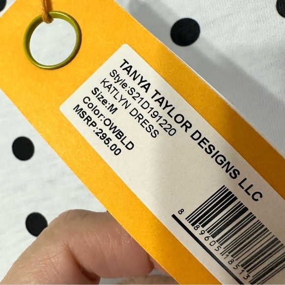 TANYA TAYLOR
Katlyn Polka Dot Dress - Optic White Medium New - Picture 5 of 12